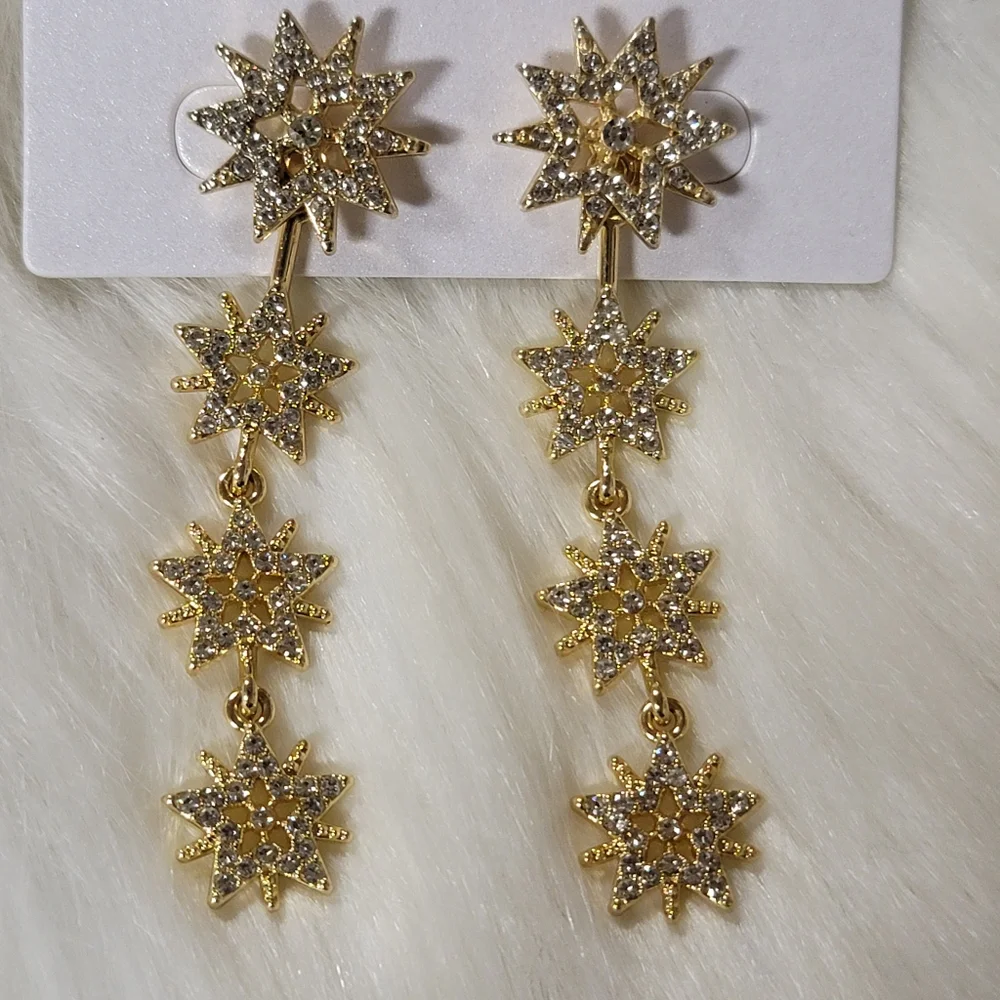 Sugarfix by bauble bar gold dangle earrings - Picture 2 of 6